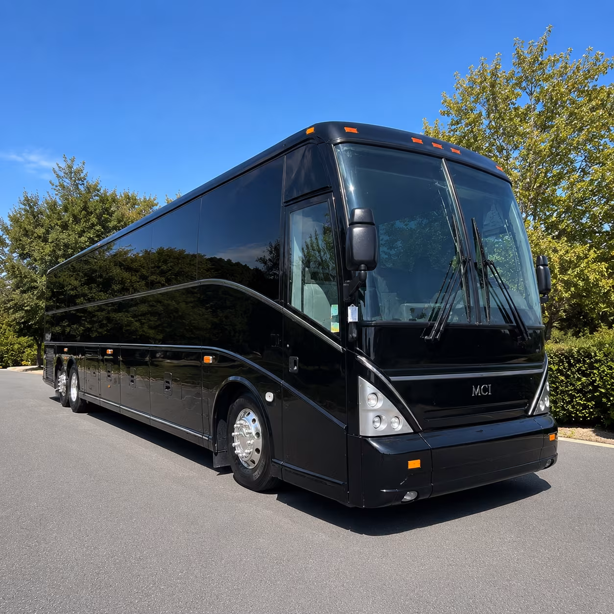 charter bus shuttle service for novi area government training events