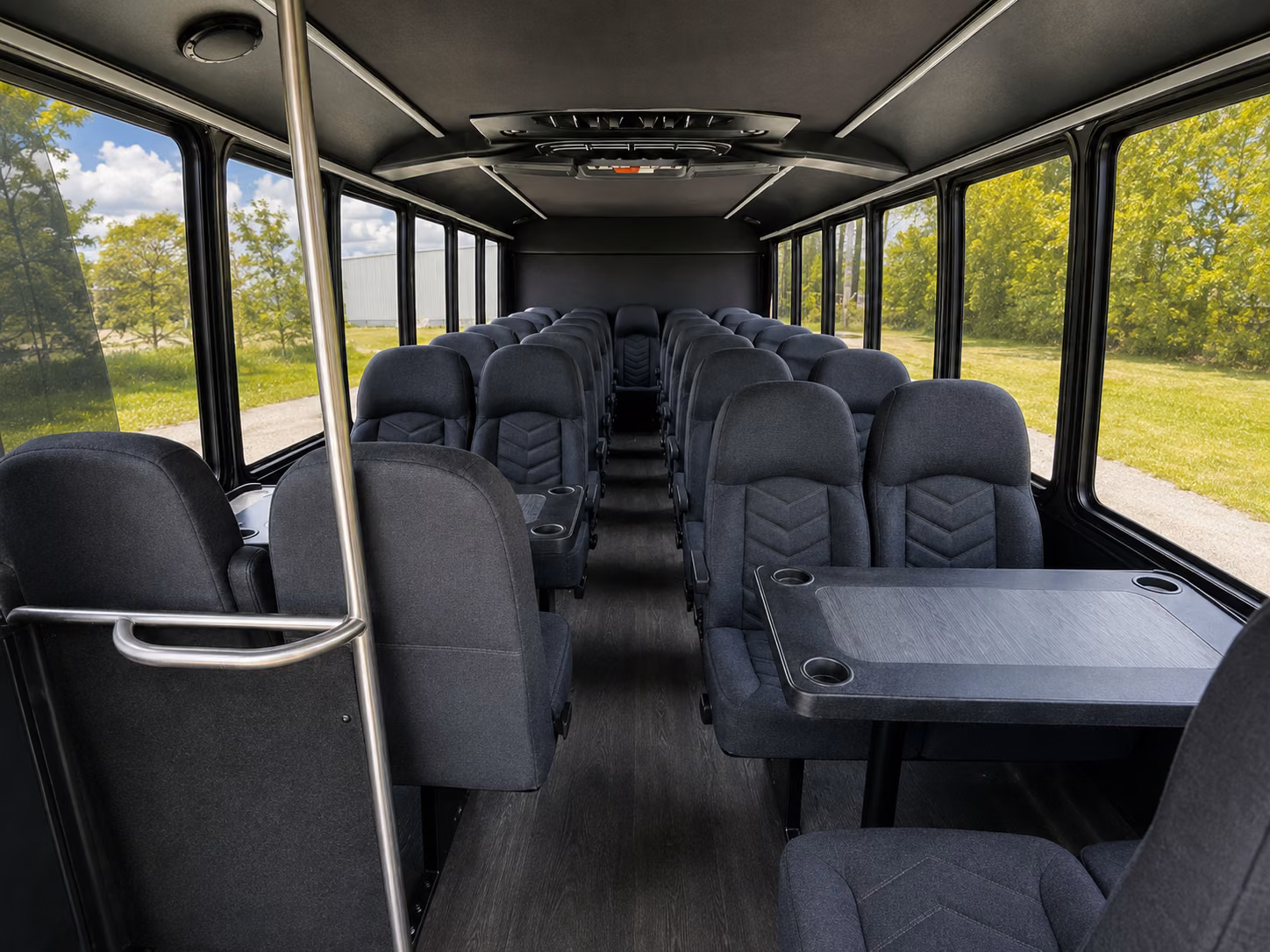 novi 20 passenger minibus inside