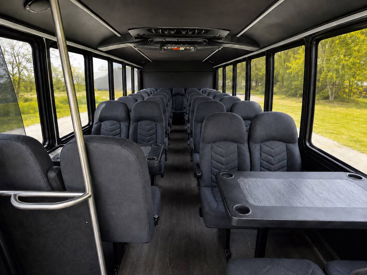 novi 20 passenger minibus interior