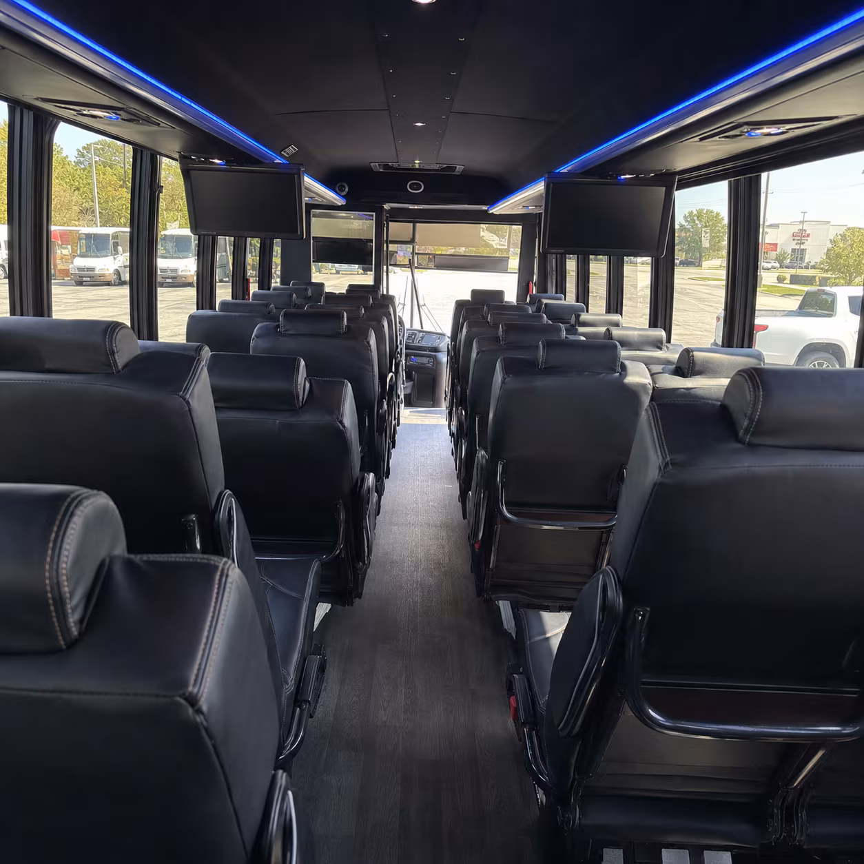 novi 30 passenger minibus inside