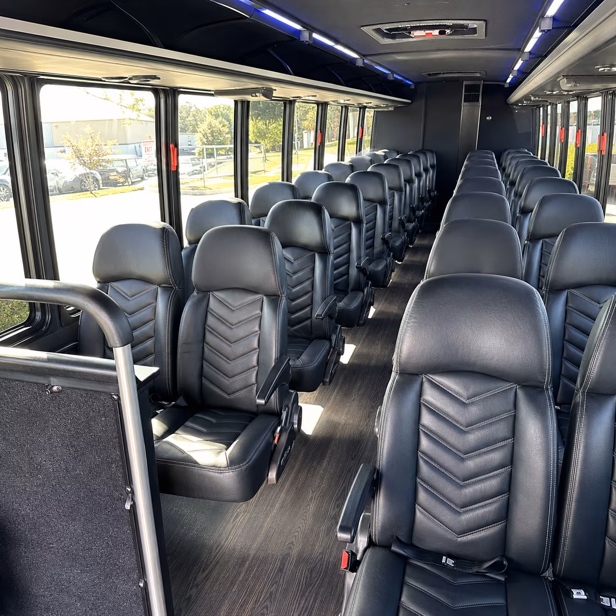 novi 35 passenger minibus inside