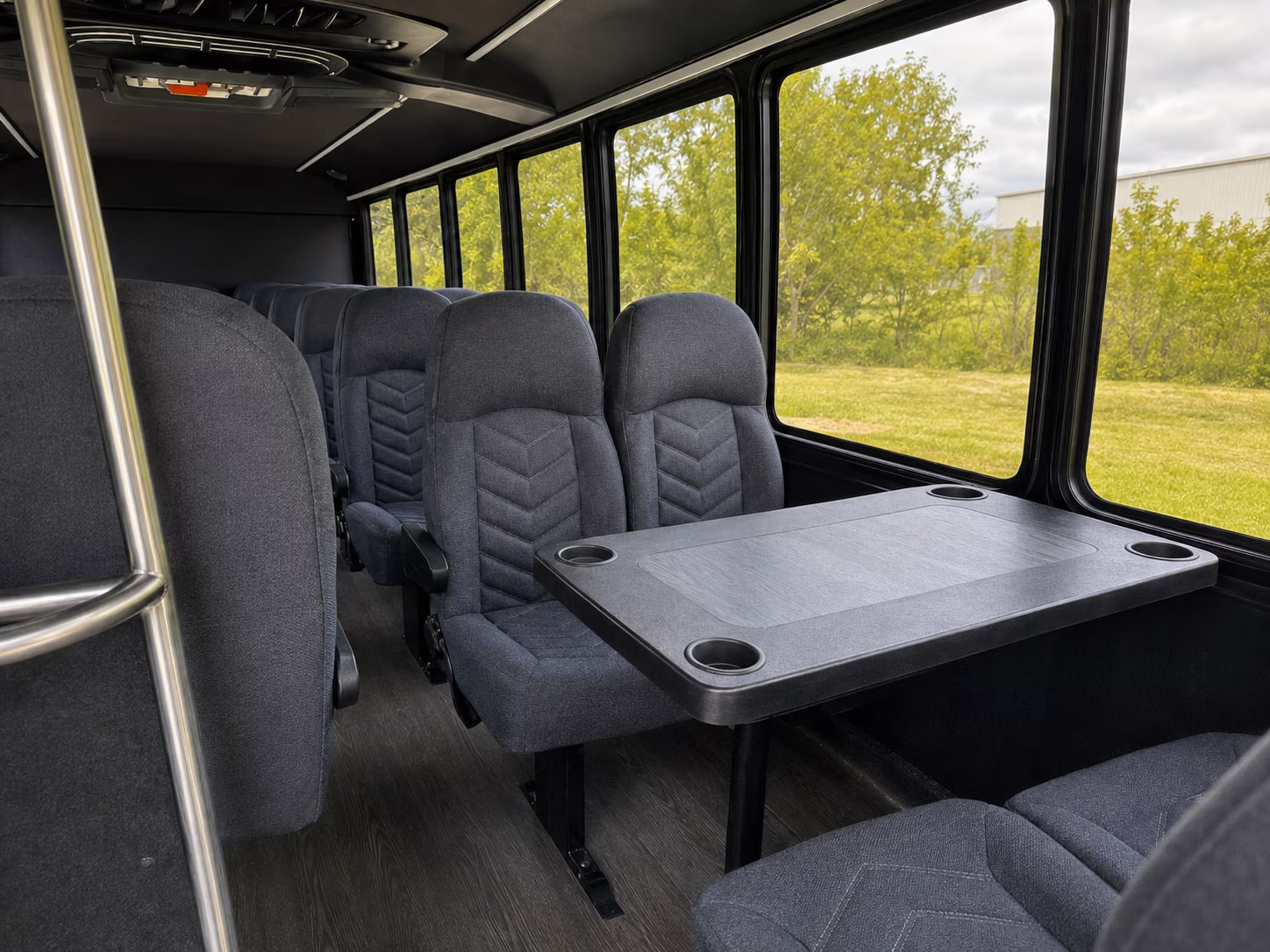 novi private event transportation onboard seating