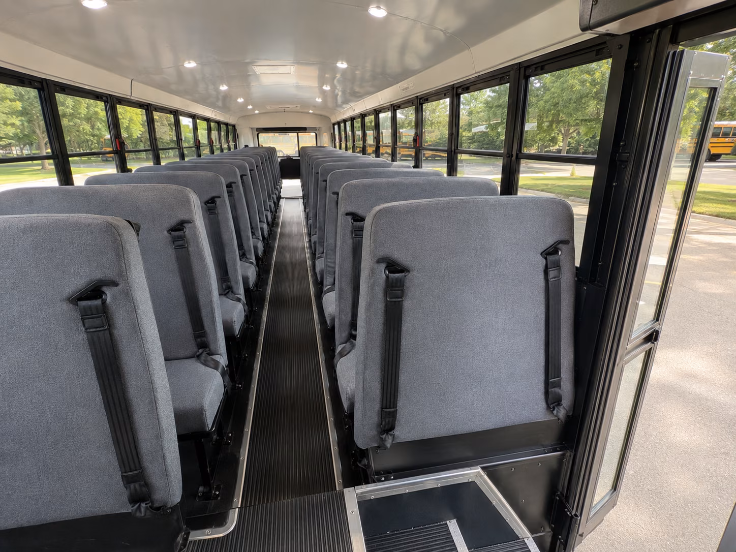 novi school bus inside