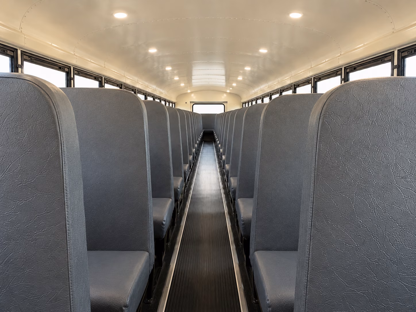 novi school bus interior