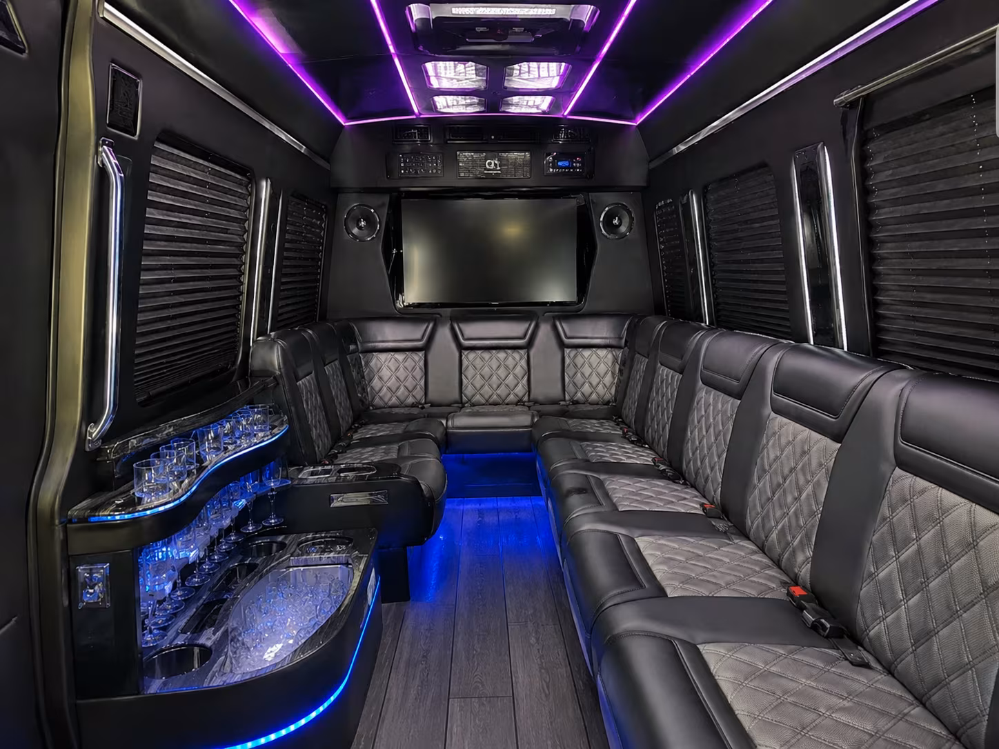 novi sprinter limousine inside